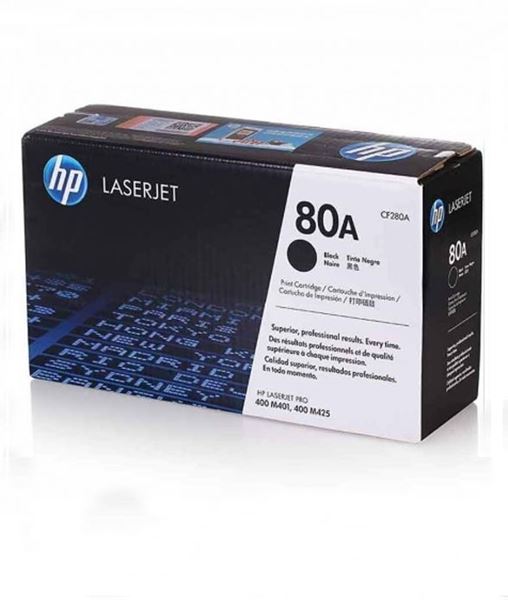 图片 惠普(HP) CF280A 黑色硒鼓 80A （适用HP LaserJetPro 400 M401打印机系列 和400 M425 MFP系列）